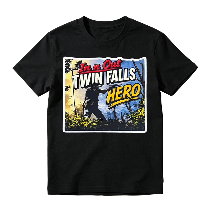 In n Out Twin Falls Hero Vintage Graphic T-Shirt