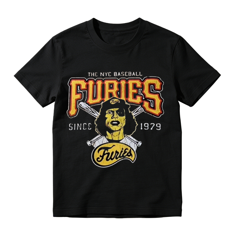 Vintage Baseball Furies Graphic Tee, The Warriors 1979 NYC Cult Movie Retro T-Shirt