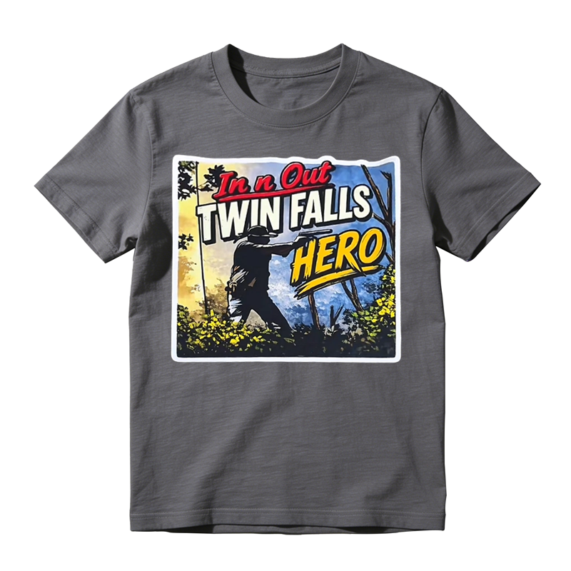 In n Out Twin Falls Hero Vintage Graphic T-Shirt