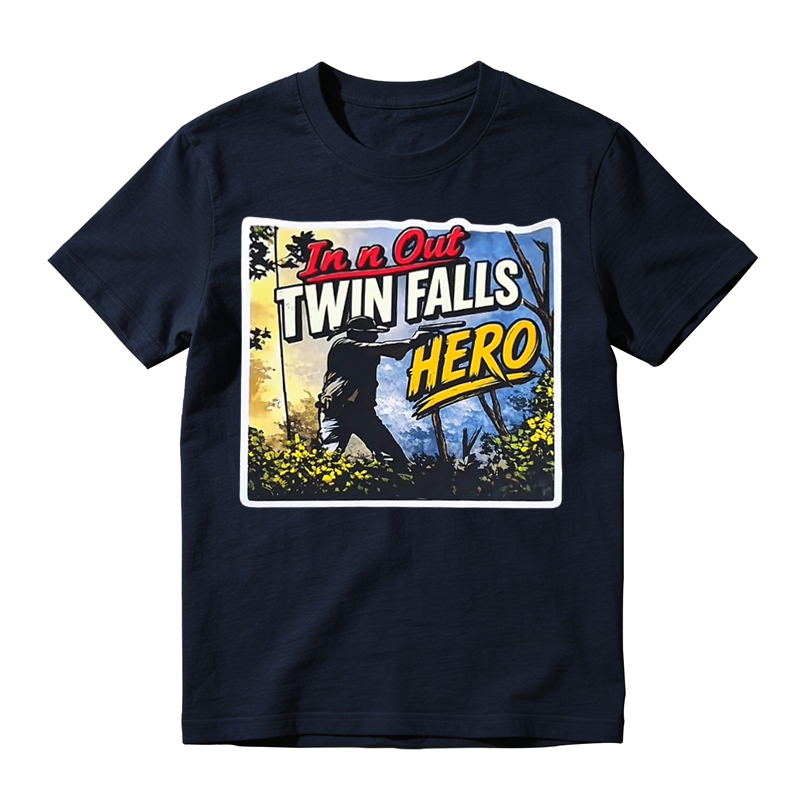 In n Out Twin Falls Hero Vintage Graphic T-Shirt