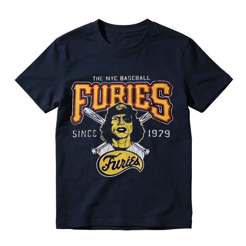 Vintage Baseball Furies Graphic Tee, The Warriors 1979 NYC Cult Movie Retro T-Shirt