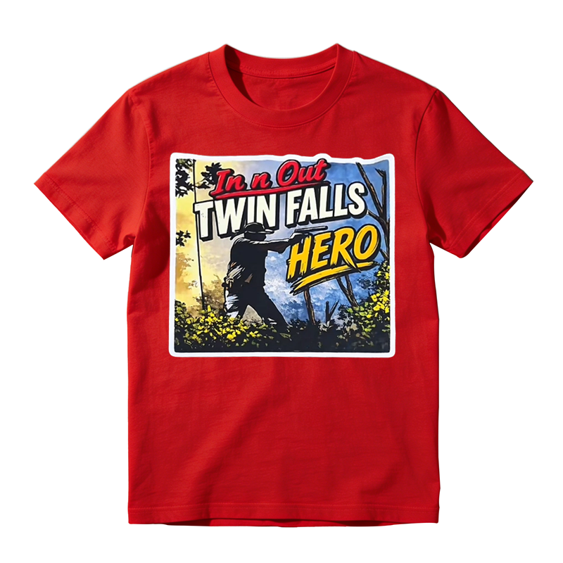 In n Out Twin Falls Hero Vintage Graphic T-Shirt