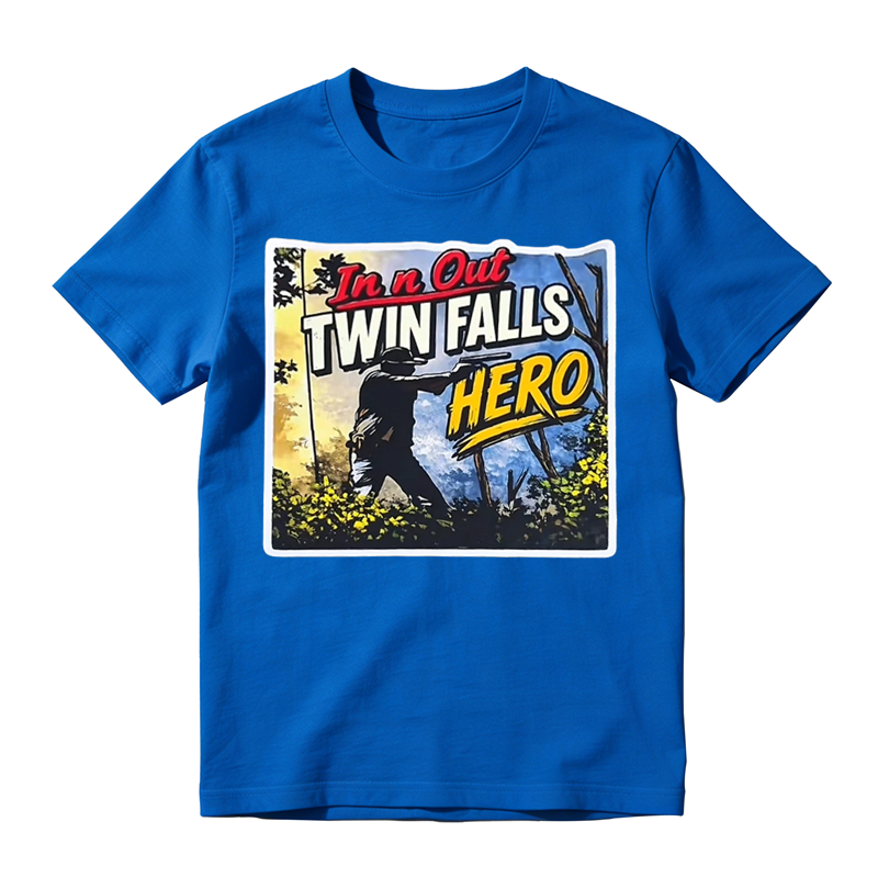 In n Out Twin Falls Hero Vintage Graphic T-Shirt