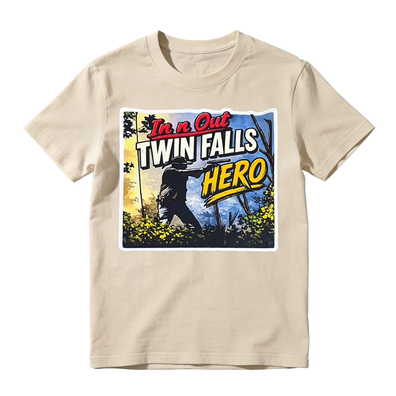 In n Out Twin Falls Hero Vintage Graphic T-Shirt