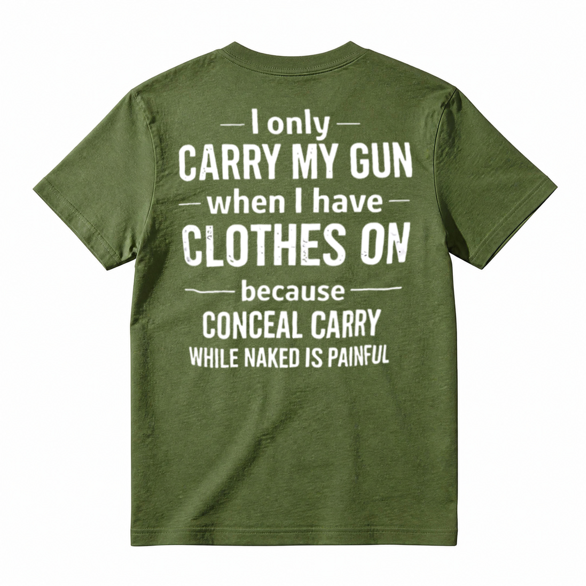 Funny Conceal Carry Gun‑Rights Graphic T‑Shirt, Sarcastic Patriotic Tee