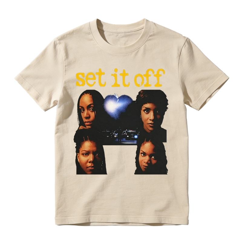 Set It Off Movie Retro Graphic T‑Shirt 90s Classic Film Fan Gift Tee