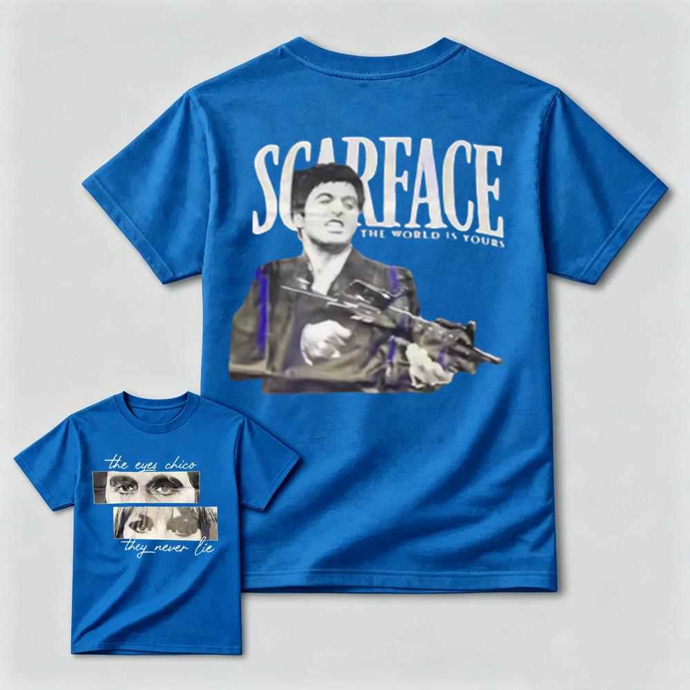Vintage Retro Movie Quote The Eyes Graphic T‑Shirt