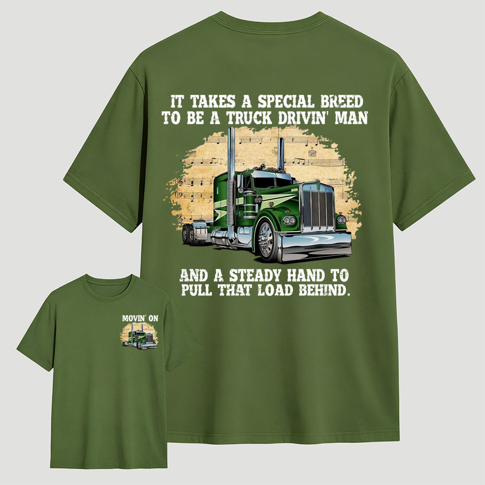 Movin' On Trucker Shirt, Vintage 70s TV Show Tee