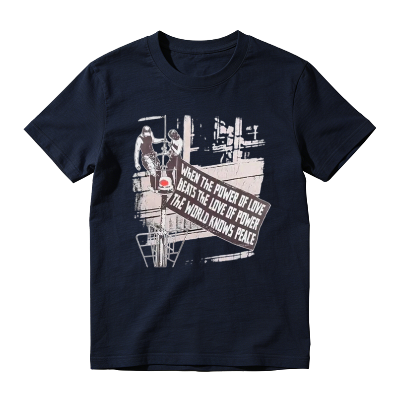 Vintage "Power of Love" Graphic T-Shirt – Retro Streetwear Cotton Tee