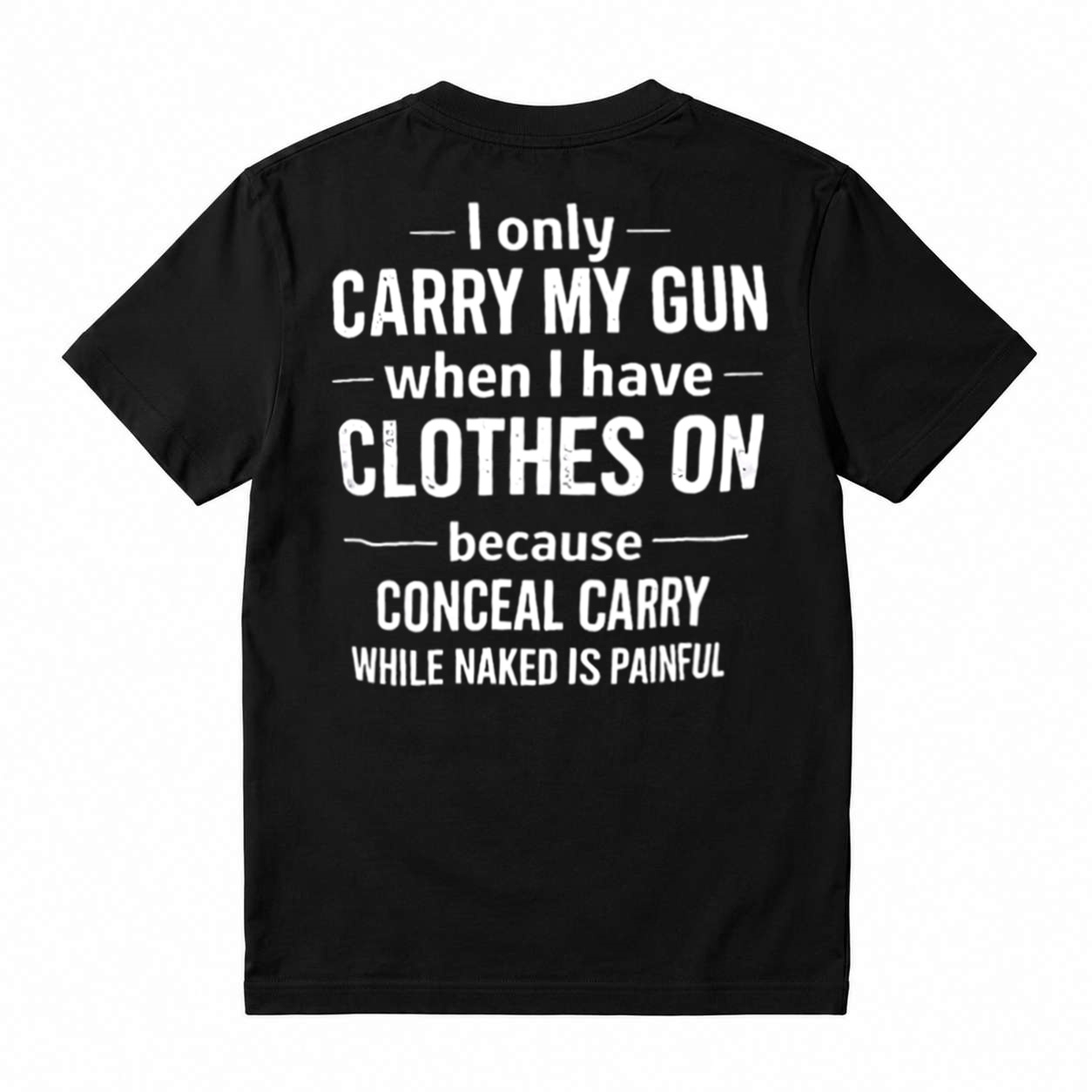 Funny Conceal Carry Gun‑Rights Graphic T‑Shirt, Sarcastic Patriotic Tee