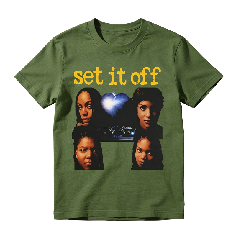 Set It Off Movie Retro Graphic T‑Shirt 90s Classic Film Fan Gift Tee