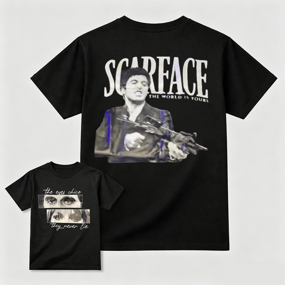 Vintage Retro Movie Quote The Eyes Graphic T‑Shirt