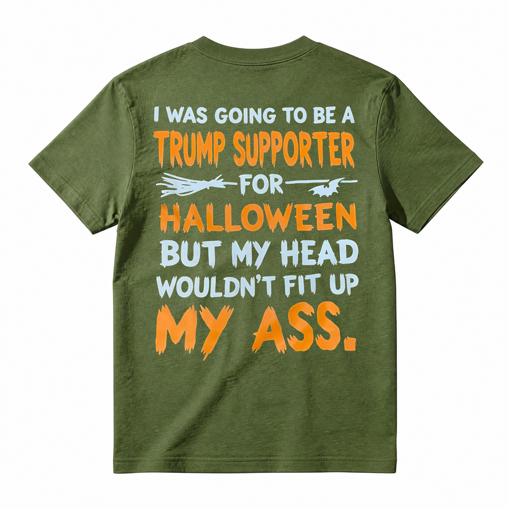 Funny Halloween Joke T-Shirt, I Was Going To Be A Supporter For Halloween Graphic Tee