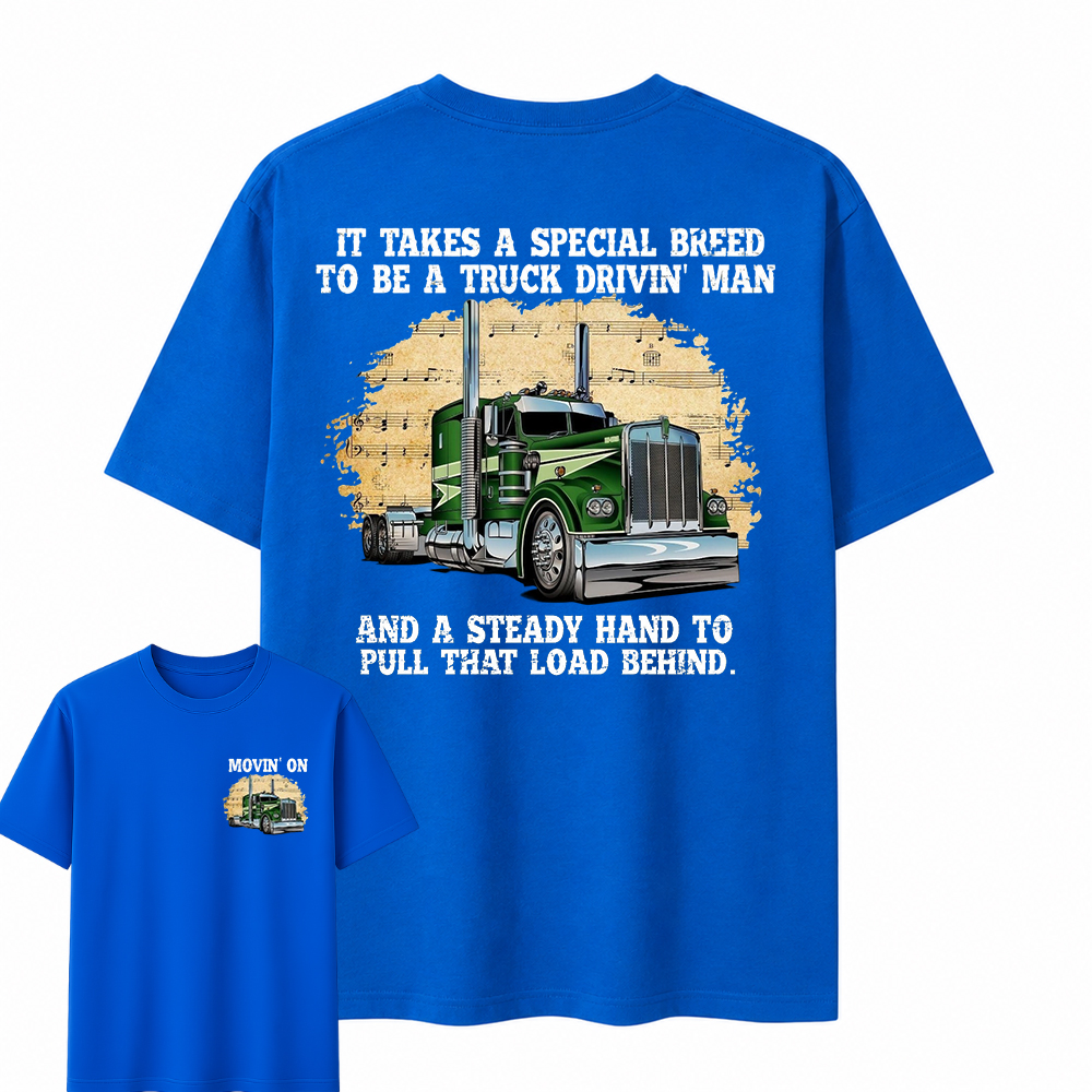 Movin' On Trucker Shirt, Vintage 70s TV Show Tee