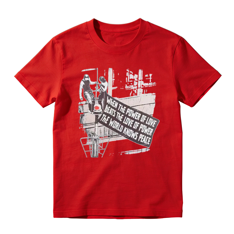 Vintage "Power of Love" Graphic T-Shirt – Retro Streetwear Cotton Tee