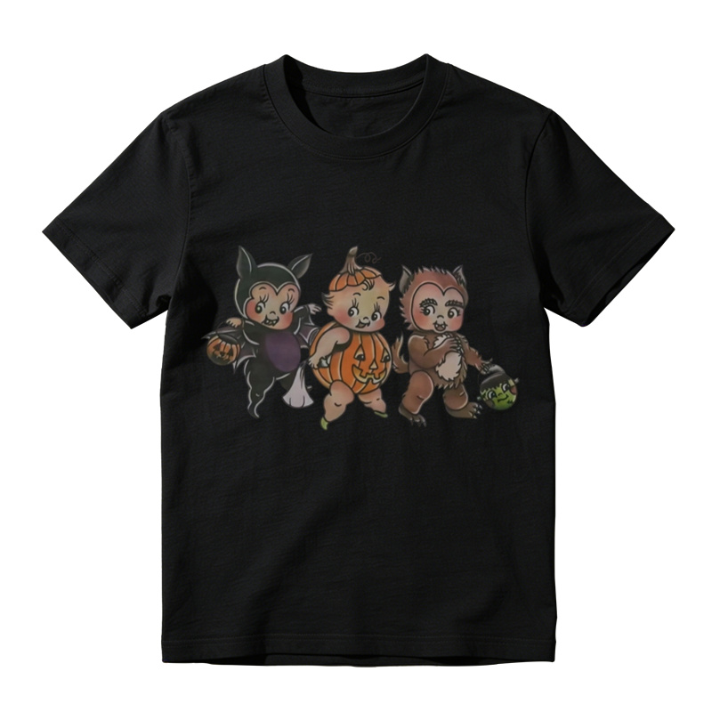 Vintage Halloween Cutie Trio Graphic T-Shirt