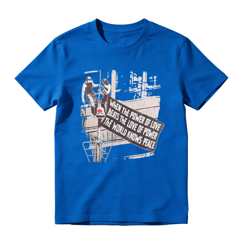 Vintage "Power of Love" Graphic T-Shirt – Retro Streetwear Cotton Tee