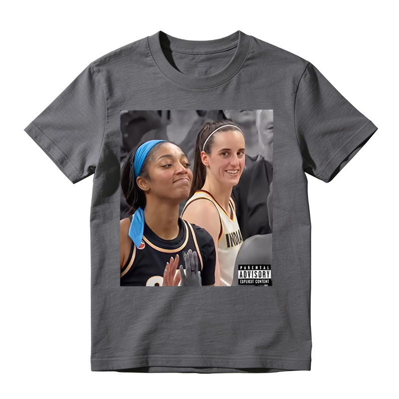 Vintage Women Basketball Sports Graphic Tee, Parental Advisory Meme Casual Fan T‑Shirt