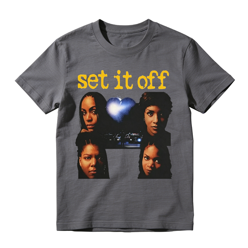 Set It Off Movie Retro Graphic T‑Shirt 90s Classic Film Fan Gift Tee