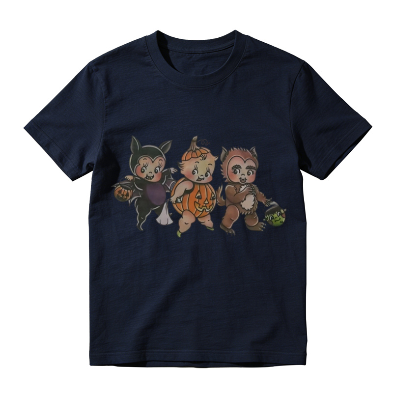 Vintage Halloween Cutie Trio Graphic T-Shirt