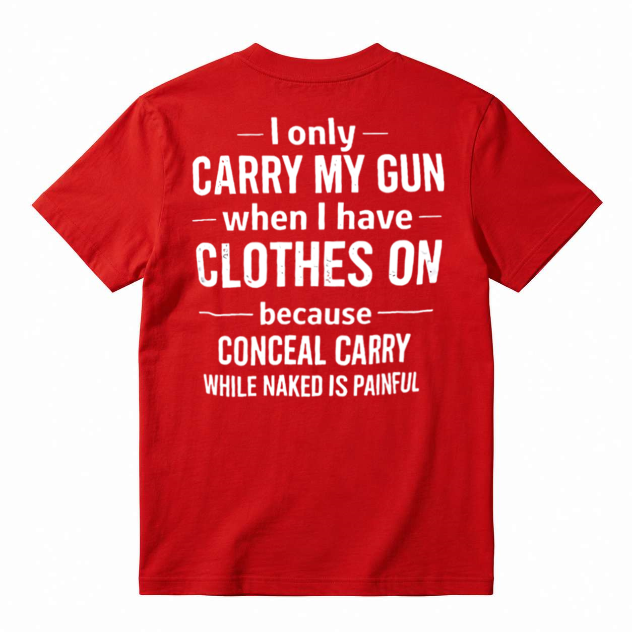 Funny Conceal Carry Gun‑Rights Graphic T‑Shirt, Sarcastic Patriotic Tee