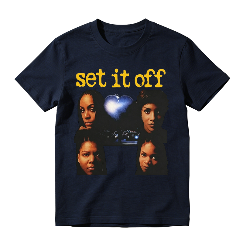 Set It Off Movie Retro Graphic T‑Shirt 90s Classic Film Fan Gift Tee