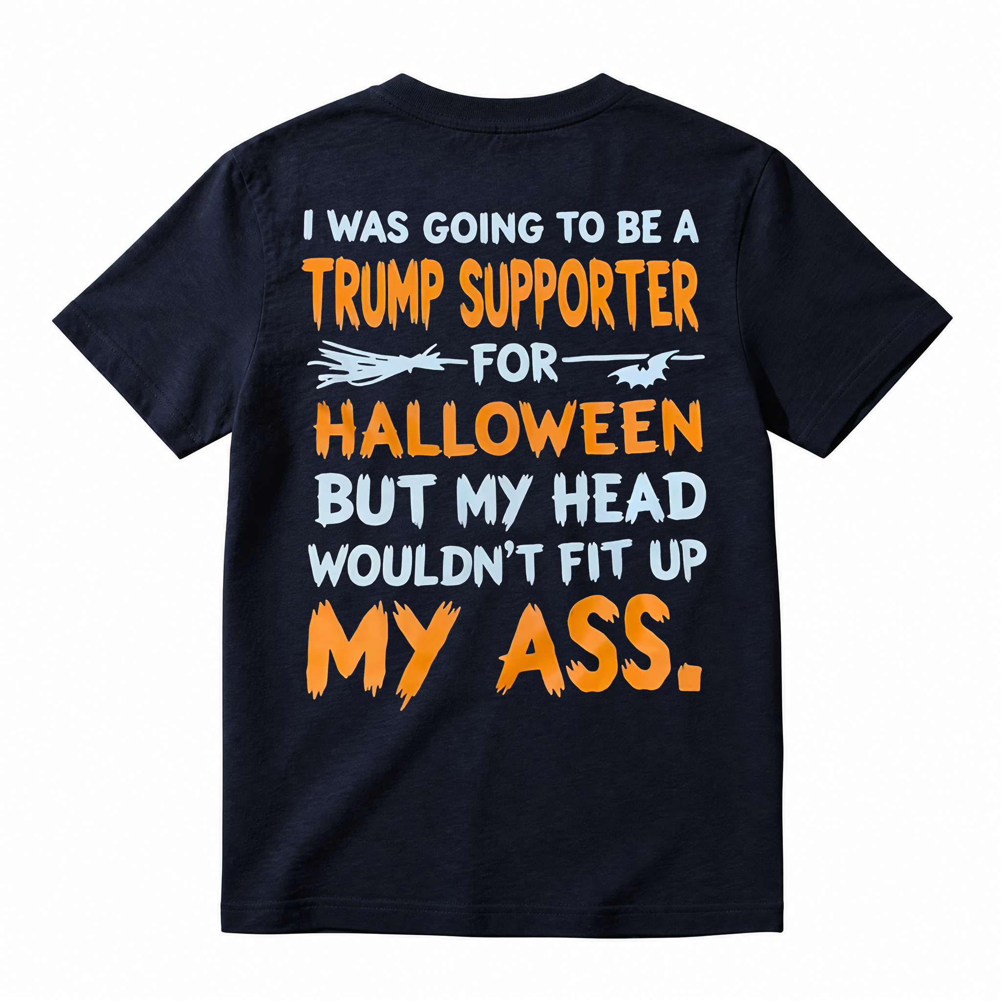 Funny Halloween Joke T-Shirt, I Was Going To Be A Supporter For Halloween Graphic Tee