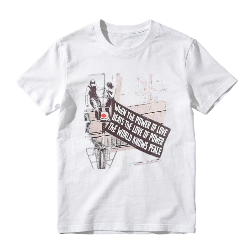 Vintage "Power of Love" Graphic T-Shirt – Retro Streetwear Cotton Tee