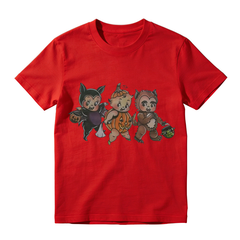 Vintage Halloween Cutie Trio Graphic T-Shirt