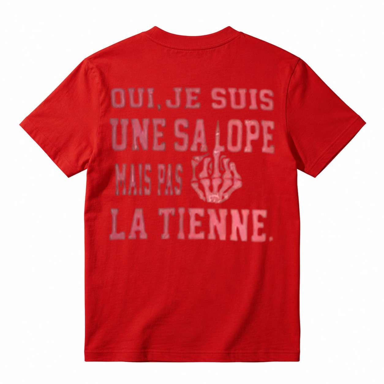 Bold French Quote Statement T‑Shirt, Sarcastic Attitude Unisex Casual Streetwear Tee