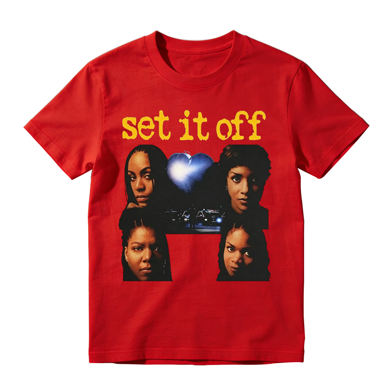 Set It Off Movie Retro Graphic T‑Shirt 90s Classic Film Fan Gift Tee