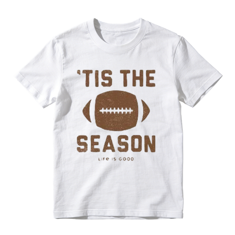 Vintage Football Season Graphic Oversized T-Shirt