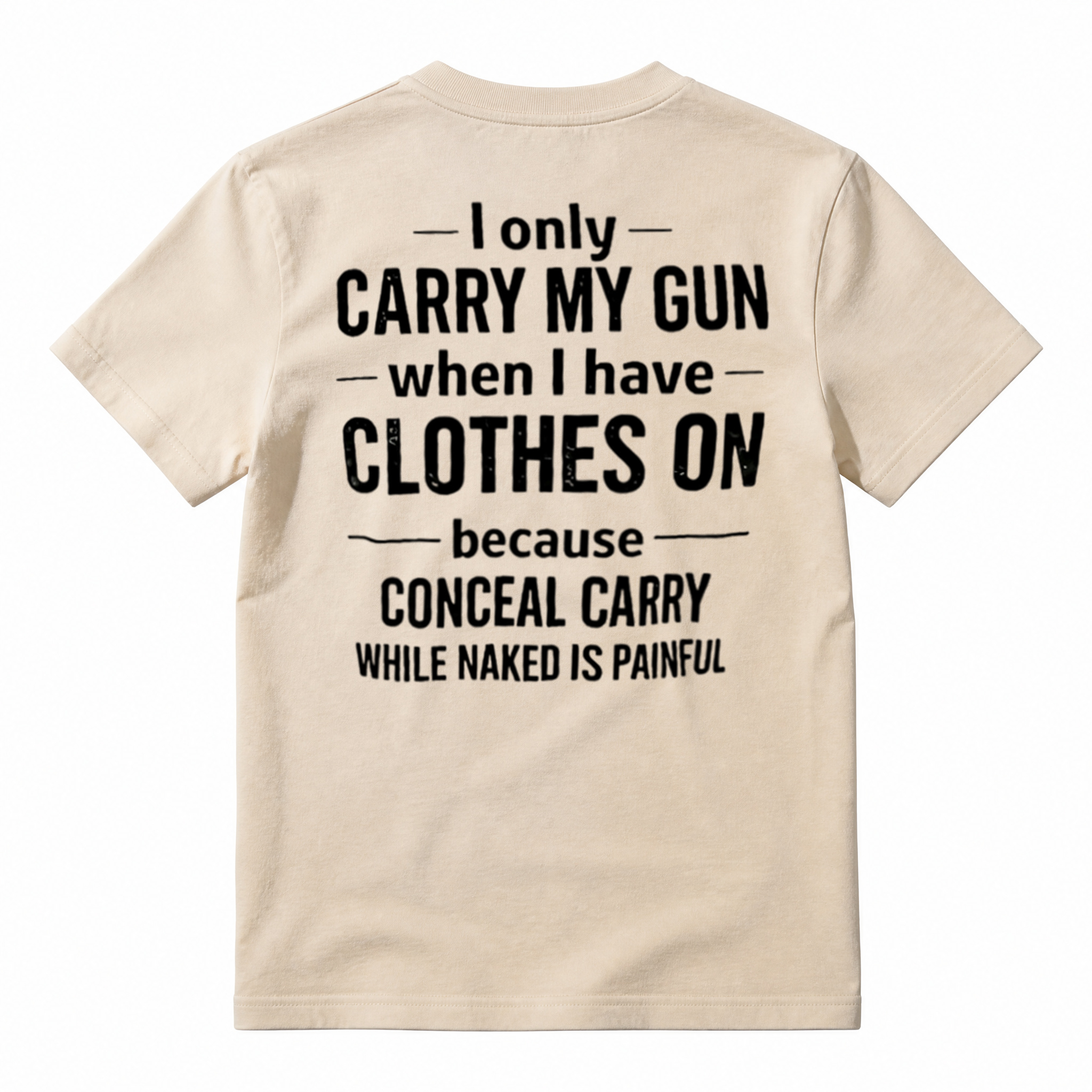 Funny Conceal Carry Gun‑Rights Graphic T‑Shirt, Sarcastic Patriotic Tee