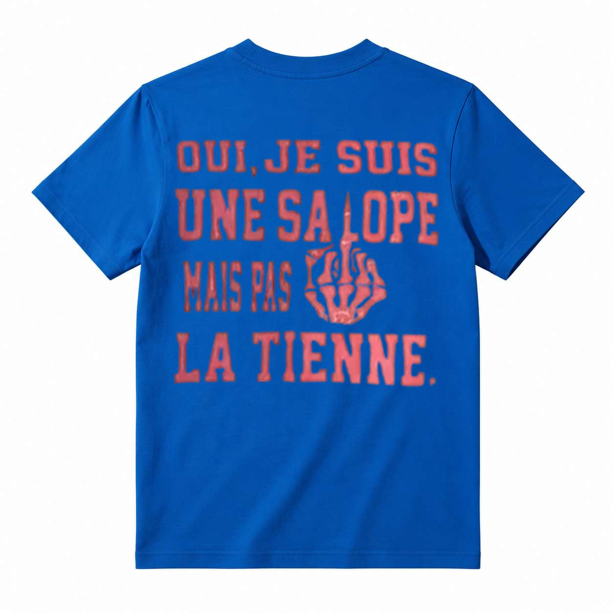 Bold French Quote Statement T‑Shirt, Sarcastic Attitude Unisex Casual Streetwear Tee