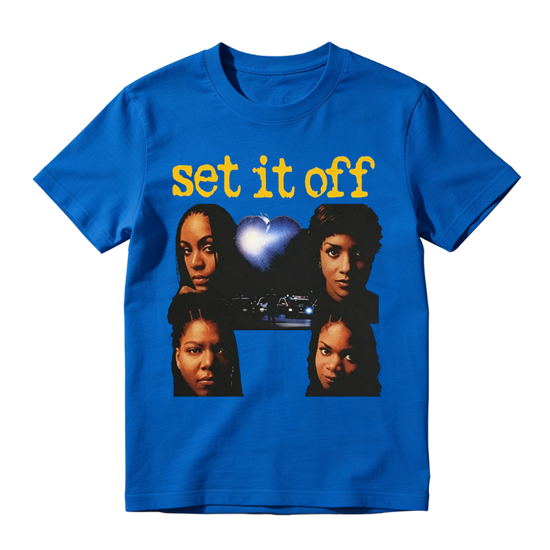 Set It Off Movie Retro Graphic T‑Shirt 90s Classic Film Fan Gift Tee