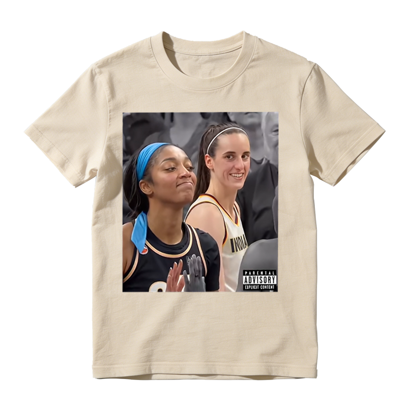 Vintage Women Basketball Sports Graphic Tee, Parental Advisory Meme Casual Fan T‑Shirt