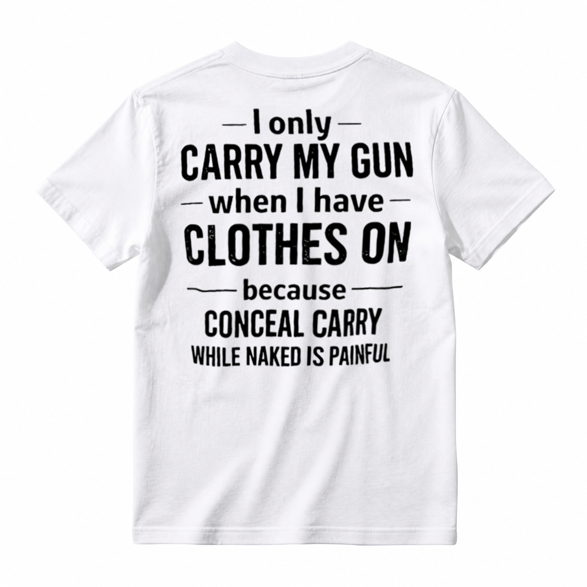 Funny Conceal Carry Gun‑Rights Graphic T‑Shirt, Sarcastic Patriotic Tee