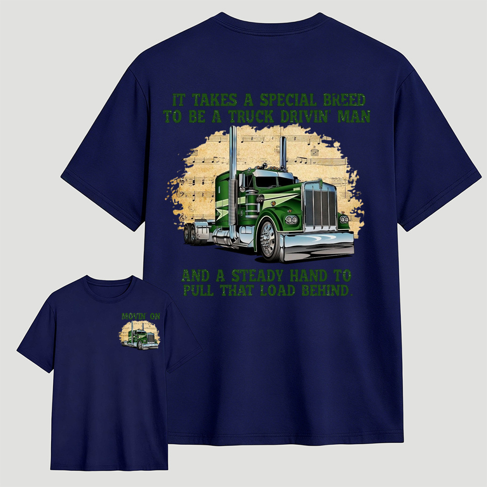Movin' On Trucker Shirt, Vintage 70s TV Show Tee