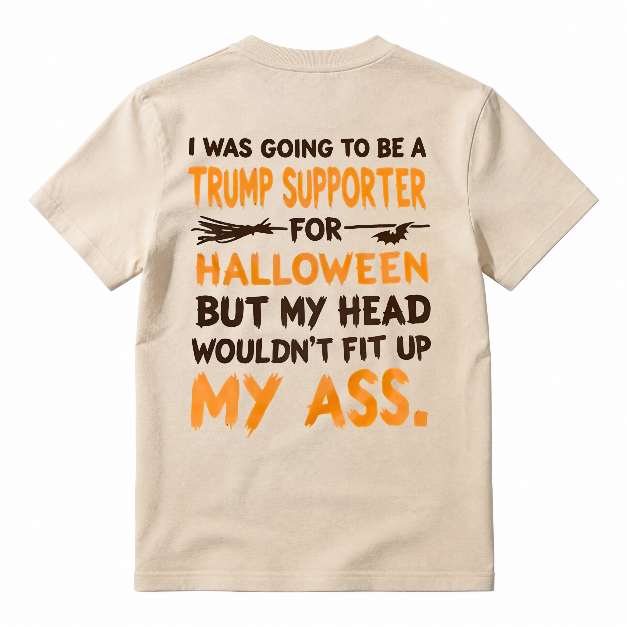 Funny Halloween Joke T-Shirt, I Was Going To Be A Supporter For Halloween Graphic Tee
