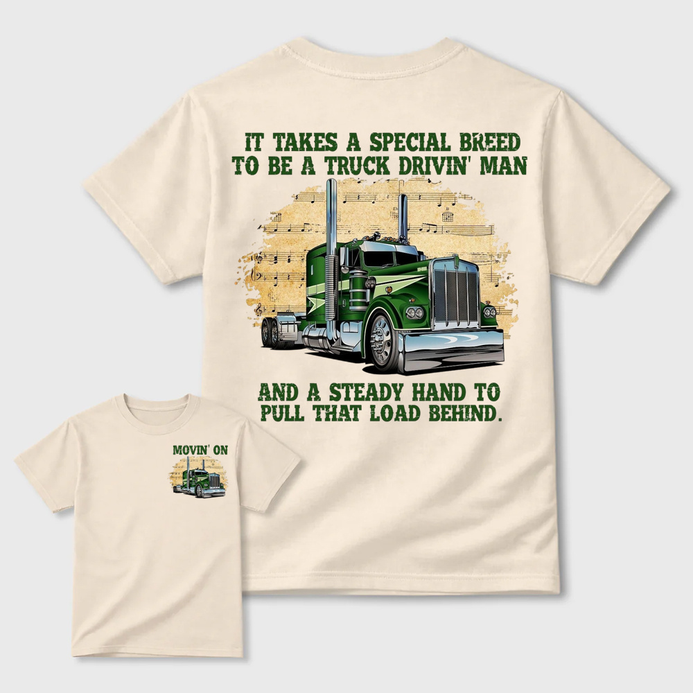 Movin' On Trucker Shirt, Vintage 70s TV Show Tee