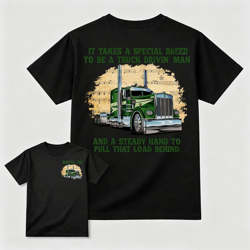 Movin' On Trucker Shirt, Vintage 70s TV Show Tee