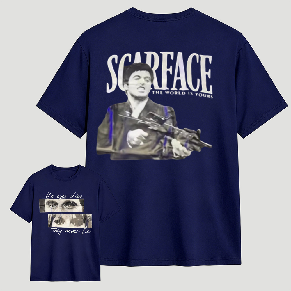 Vintage Retro Movie Quote The Eyes Graphic T‑Shirt