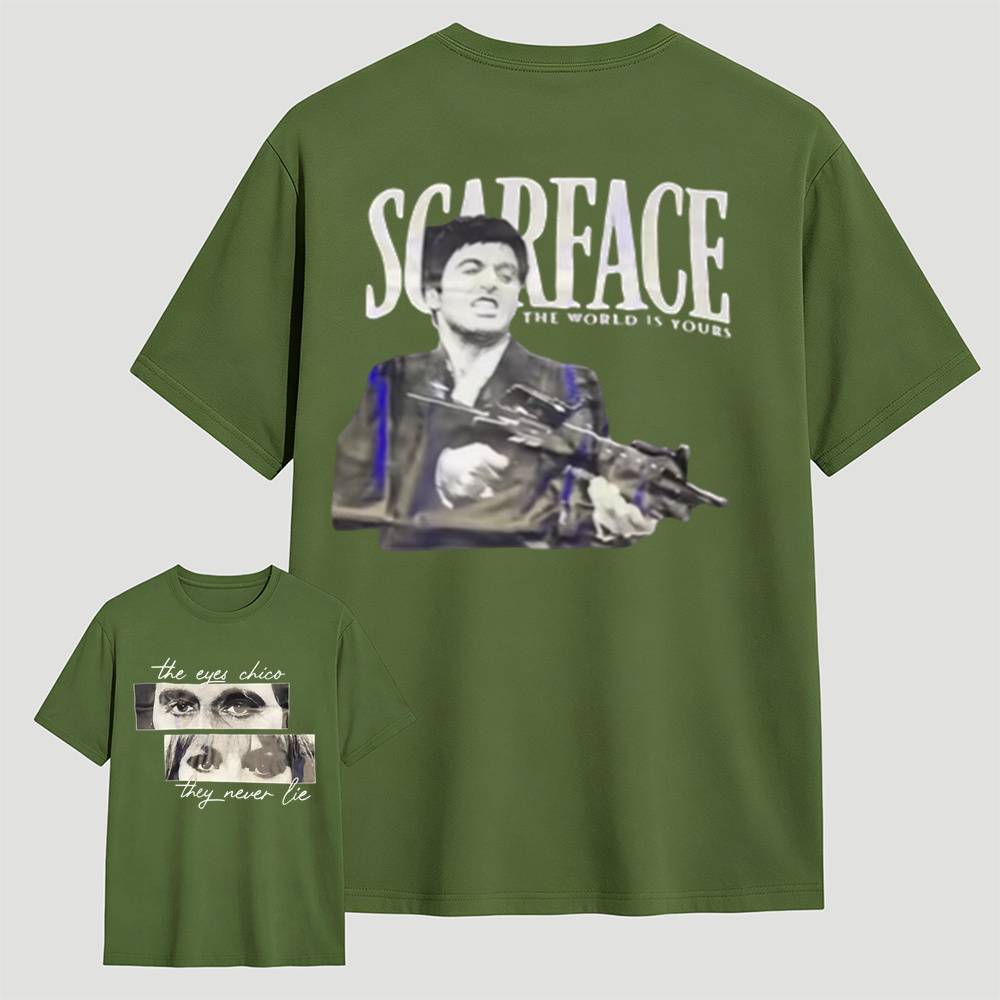 Vintage Retro Movie Quote The Eyes Graphic T‑Shirt