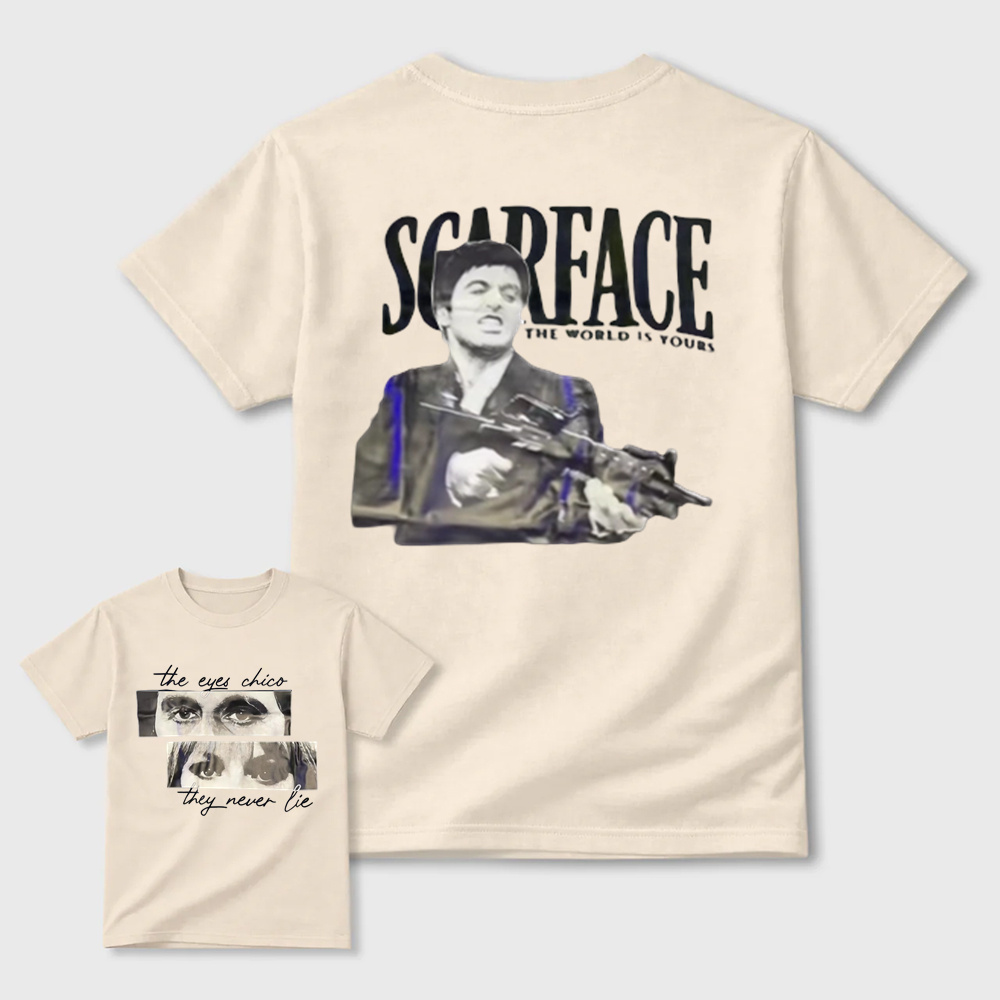 Vintage Retro Movie Quote The Eyes Graphic T‑Shirt