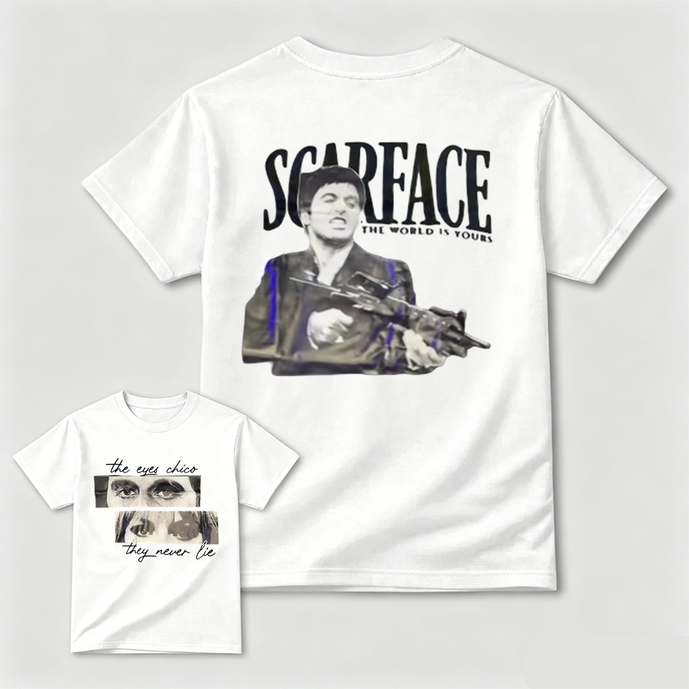 Vintage Retro Movie Quote The Eyes Graphic T‑Shirt