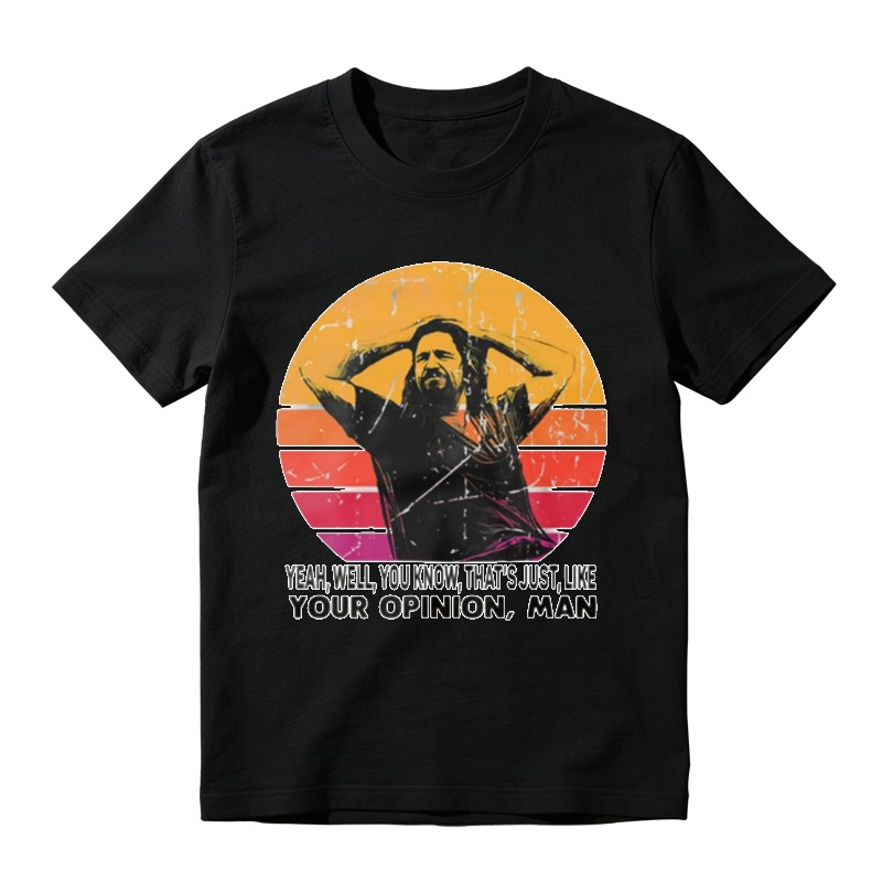 Retro Vintage Sunset Silhouette Yeah Well You Know Thats Just Like Your Opinion Man Graphic Unisex Classic T-shirt
