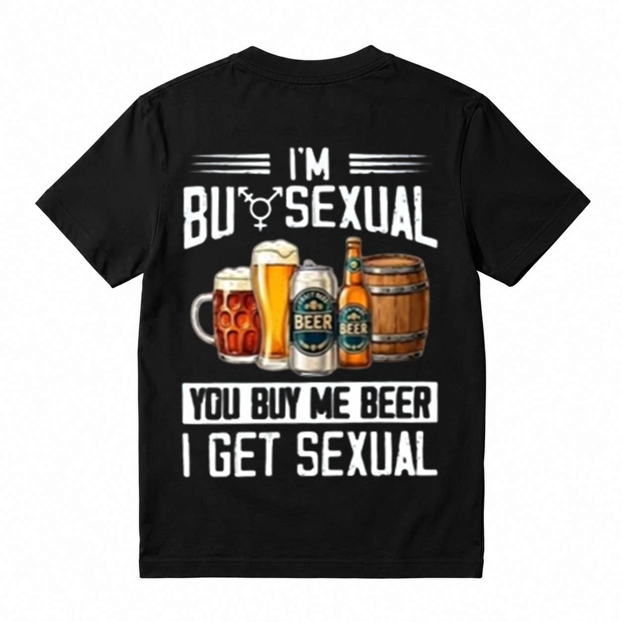 Novelty Humor Beer Lover T‑Shirt, Funny Drinking Quote Unisex Casual Tee