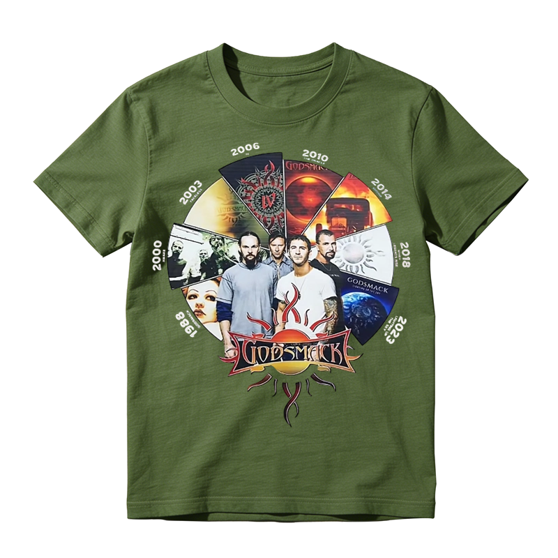 Godsmack Evolution Tour Vintage Graphic T-Shirt
