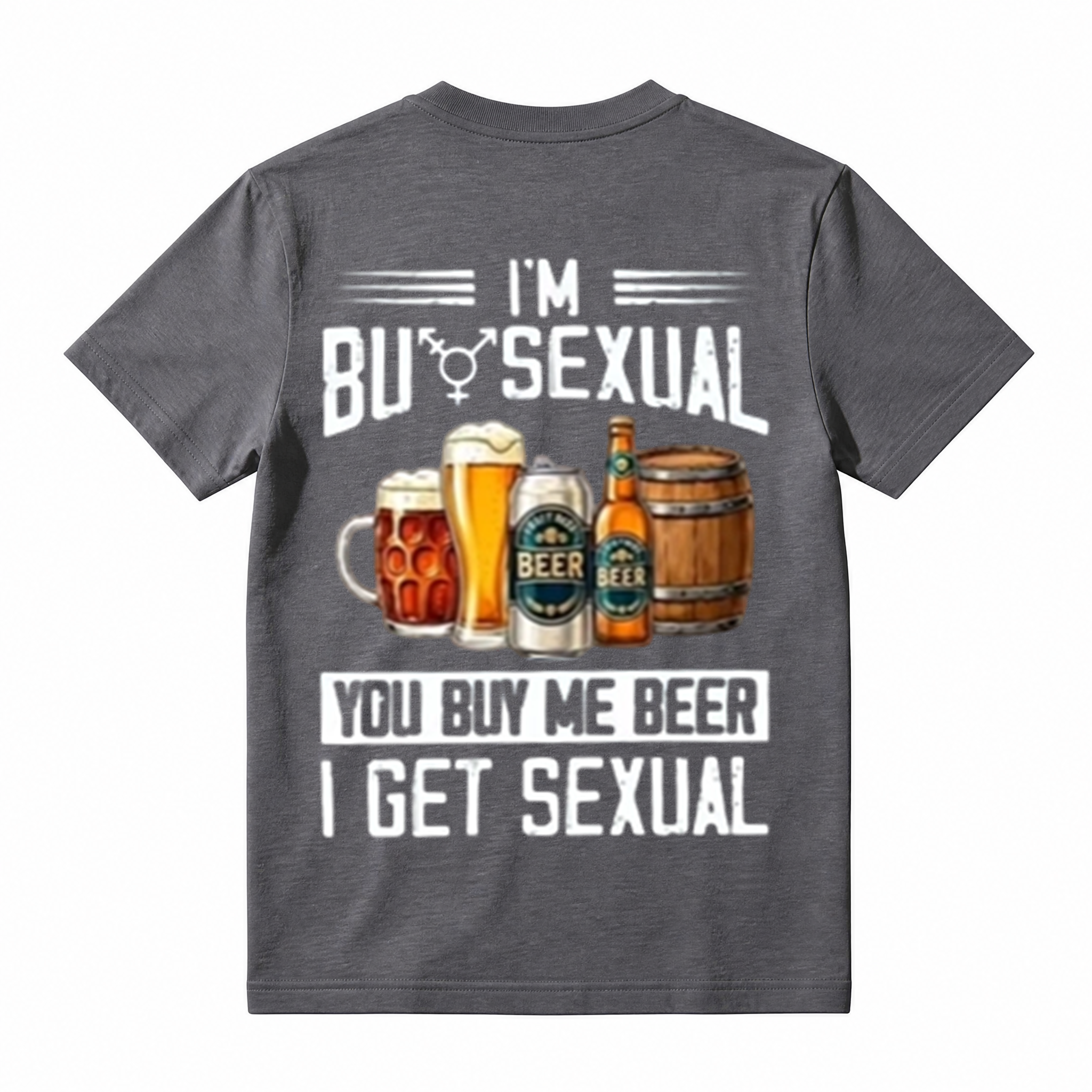 Novelty Humor Beer Lover T‑Shirt, Funny Drinking Quote Unisex Casual Tee
