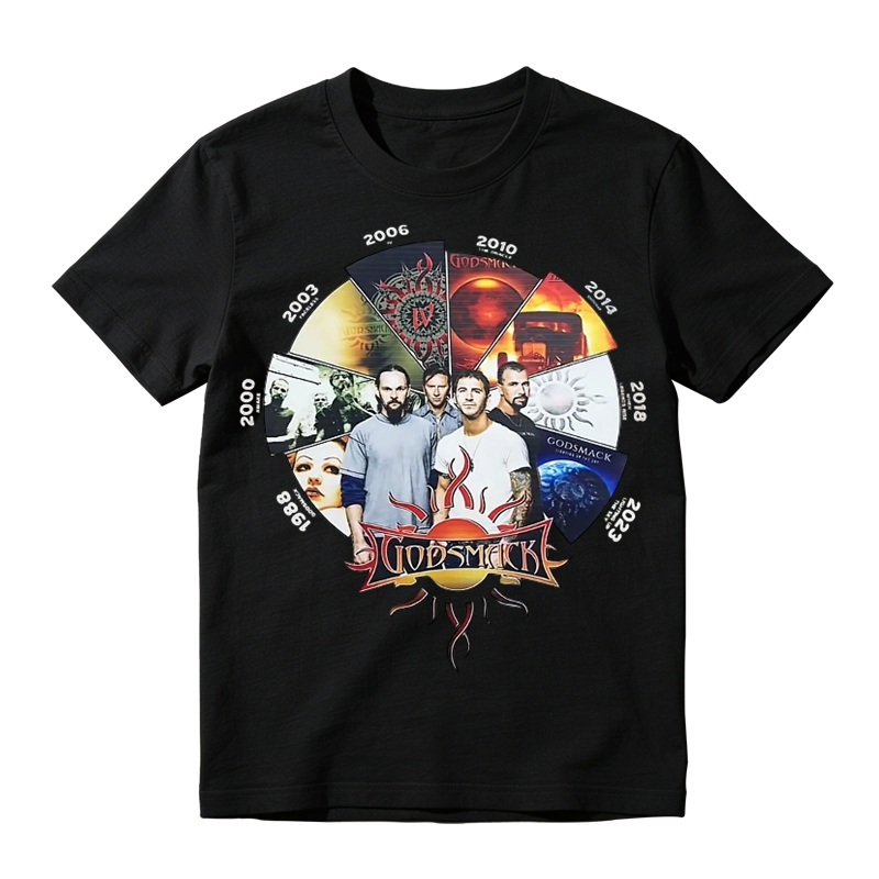 Godsmack Evolution Tour Vintage Graphic T-Shirt